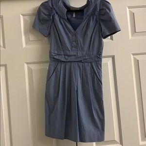 BCBG Blue Pocketed Dress